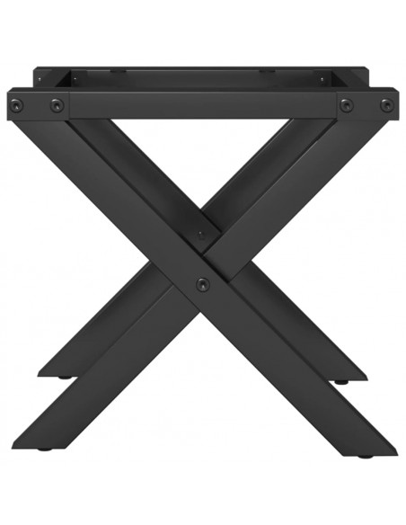 Telaio Gambe a X per Tavolino da Salotto 30x30x33 cm in Ghisa