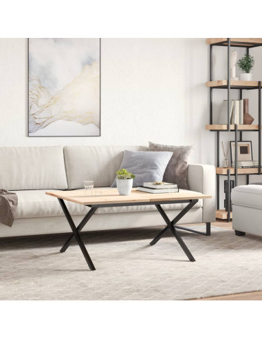 Telaio Gambe a X per Tavolino da Salotto 80x70x43 cm in Ghisa