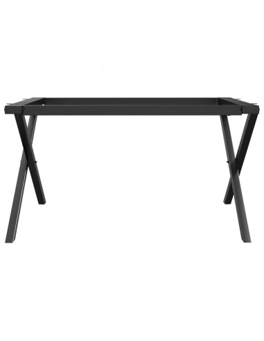 Telaio Gambe a X per Tavolino da Salotto 80x70x43 cm in Ghisa