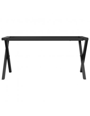 Telaio Gambe a X per Tavolino da Salotto 90x30x43 cm in Ghisa