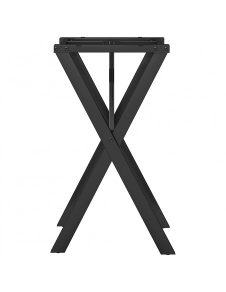 Telaio Gambe a X per Tavolo da Pranzo 40x40x73 cm in Ghisa