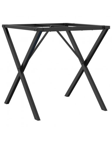 Telaio Gambe a X per Tavolo da Pranzo 70x70x73 cm in Ghisa