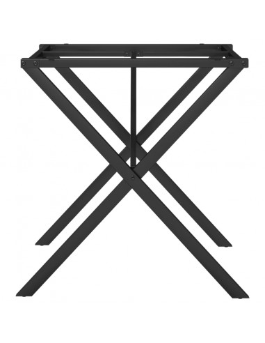 Telaio Gambe a X per Tavolo da Pranzo 70x70x73 cm in Ghisa