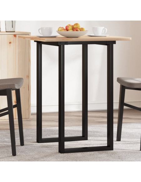 Telaio Gambe a O per Tavolo da Pranzo 40x40x73 cm in Ghisa