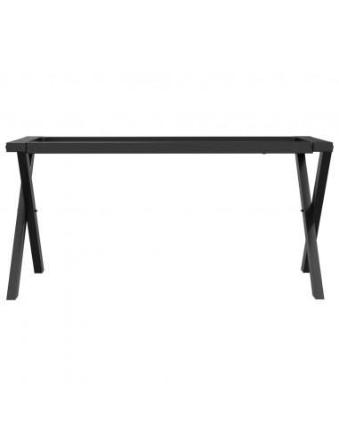 Telaio Gambe a X per Tavolino da Salotto 80x40x43 cm in Ghisa