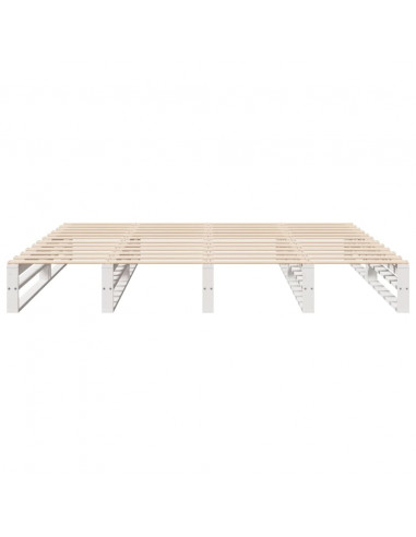 Giroletto Bianco 200x200 cm in Legno Massello di Pino