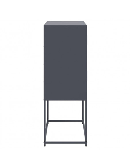 Credenza Antracite 68,5x38,5x107 cm in Acciaio