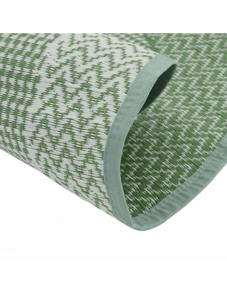 Tappeto da Esterno Verde Ø120 cm in PP