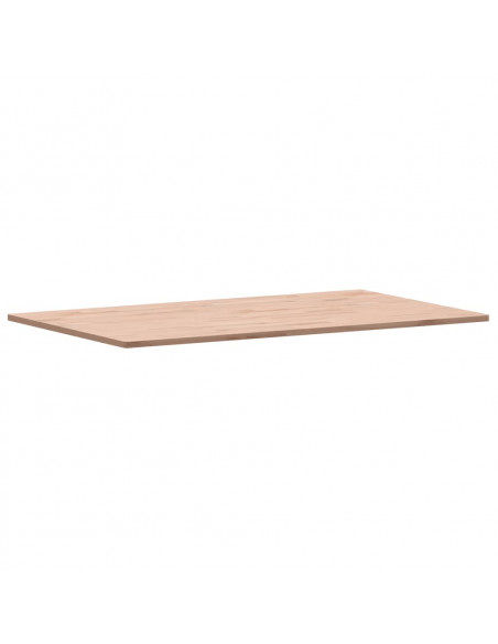 Piano Bagno 100x60x1,5 cm in Legno Massello di Faggio