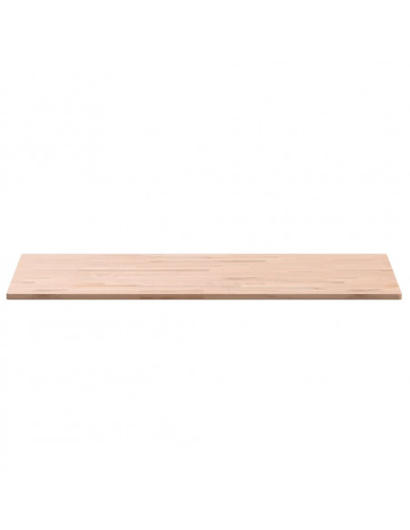 Piano Bagno 100x60x1,5 cm in Legno Massello di Faggio