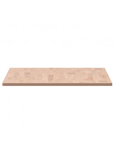 Piano Bagno 100x60x1,5 cm in Legno Massello di Faggio