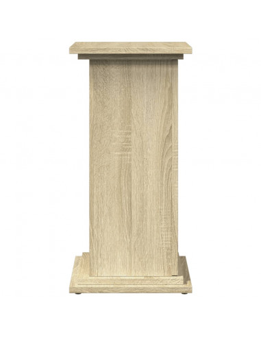 Espositore con Portaoggetti Rovere Sonoma 31x30x60cm Truciolato