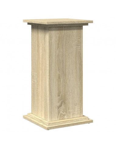 Espositore con Portaoggetti Rovere Sonoma 31x30x60cm Truciolato