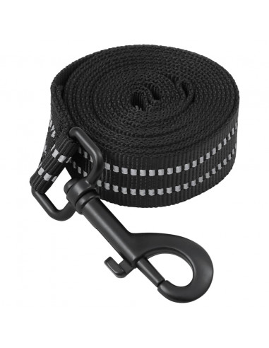 Pettorina per Cani con Guinzaglio e Collare Regolabile Nero XL