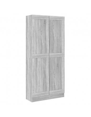 Comodino Grigio Sonoma 82,5x30,5x185,5 cm in Legno Multistrato