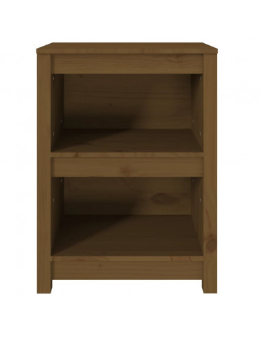Libreria Marrone Miele 50x35x68 cm in Legno Massello di Pino