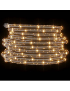 Stringa di Luci con 120 LED Bianco Caldo 5 m in PVC 2