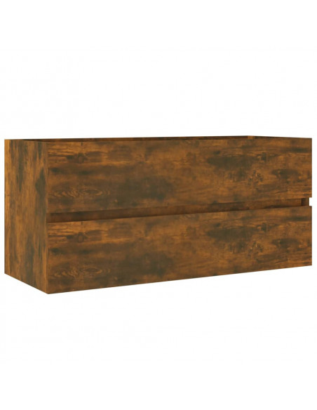 Mobile Lavabo Rovere Fumo 100x38,5x45 cm Legno Multistrato