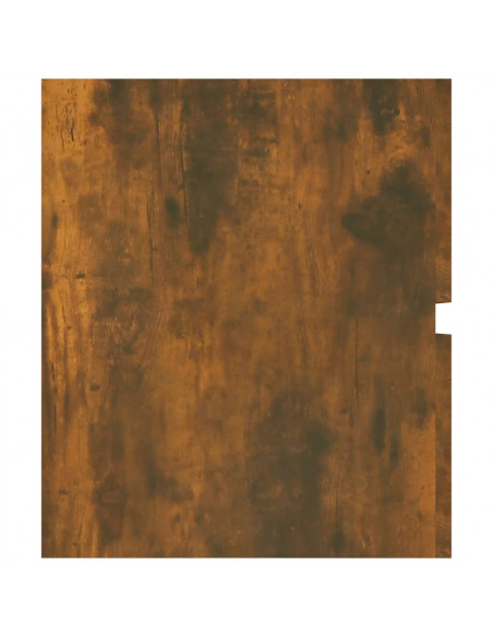 Mobile Lavabo Rovere Fumo 100x38,5x45 cm Legno Multistrato