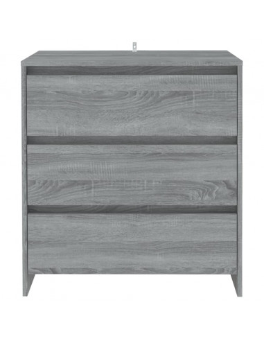 Credenza Grigio Sonoma 70x41x75 cm in Truciolato