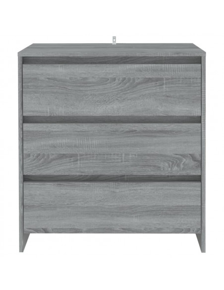 Credenza Grigio Sonoma 70x41x75 cm in Truciolato