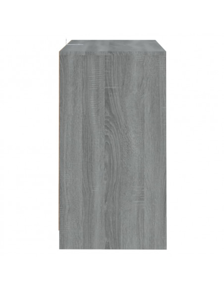 Credenza Grigio Sonoma 70x41x75 cm in Truciolato