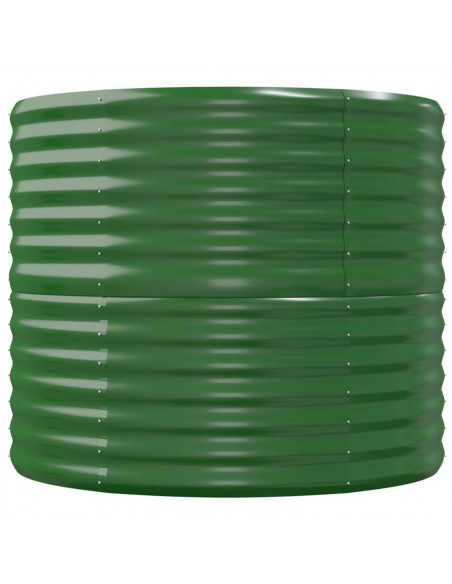 Letto Giardino Acciaio Verniciato a Polvere 152x80x68 cm Verde