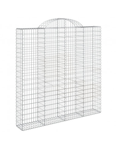 Cesti Gabbioni ad Arco 4 pz 200x30x200/220 cm Ferro Zincato