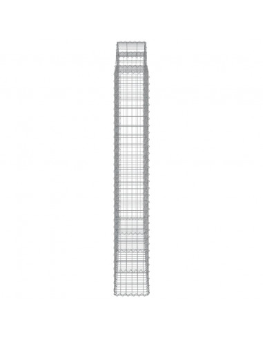 Cesti Gabbioni ad Arco 4 pz 200x30x200/220 cm Ferro Zincato