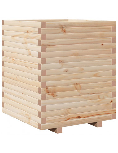 Fioriera da Giardino 60x60x72 cm in Legno Massello di Pino