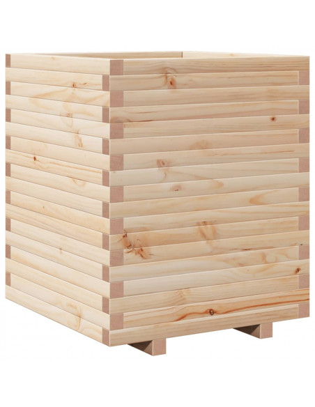 Fioriera da Giardino 60x60x72 cm in Legno Massello di Pino
