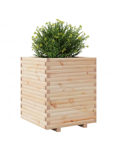 Fioriera da Giardino 60x60x72 cm in Legno Massello di Pino