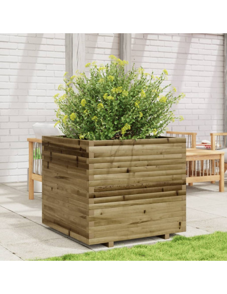 Fioriera da Giardino 80x80x72 cm in Legno di Pino Impregnato