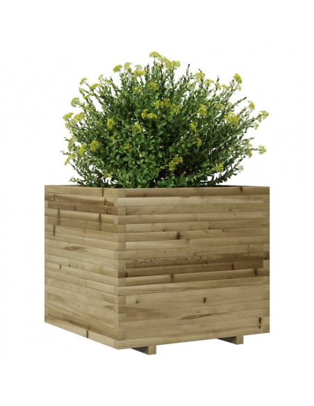 Fioriera da Giardino 80x80x72 cm in Legno di Pino Impregnato