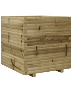Fioriera da Giardino 70x70x72 cm in Legno di Pino Impregnato 2
