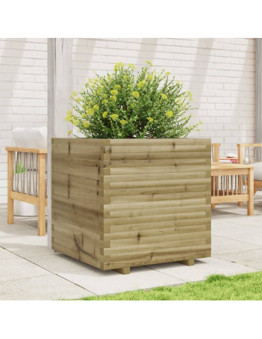 Fioriera da Giardino 70x70x72 cm in Legno di Pino Impregnato