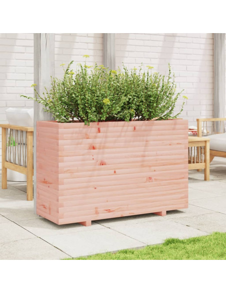 Fioriera da Giardino 110x40x72 cm in Legno Massello di Douglas