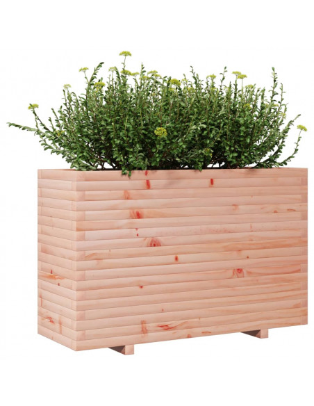 Fioriera da Giardino 110x40x72 cm in Legno Massello di Douglas