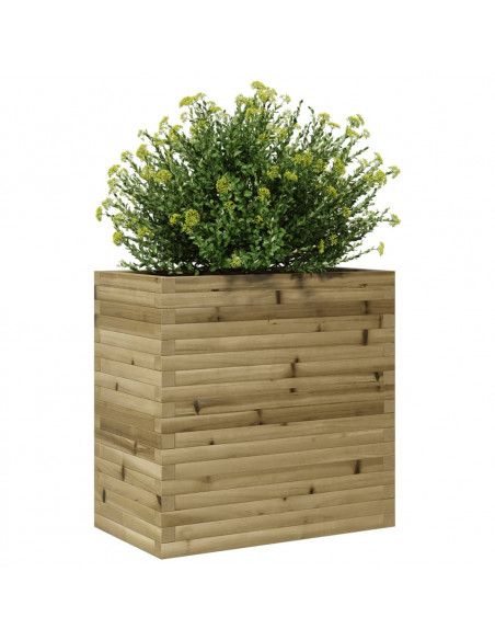Fioriera da Giardino 70x40x68,5 cm in Legno di Pino Impregnato
