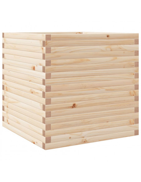 Fioriera da Giardino 70x70x68,5 cm in Legno Massello di Pino