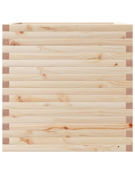 Fioriera da Giardino 70x70x68,5 cm in Legno Massello di Pino