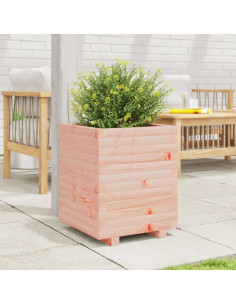 Fioriera da Giardino 40x40x49,5 cm in Legno Massello di Douglas 2