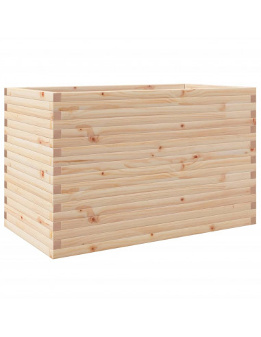 Fioriera da Giardino 110x60x68,5 cm in Legno Massello di Pino