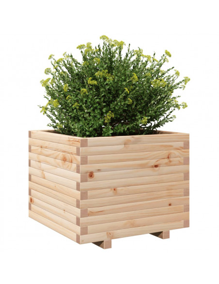 Fioriera da Giardino 60x60x49,5 cm in Legno Massello di Pino