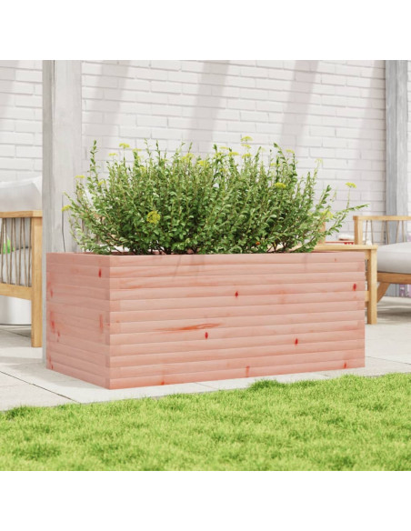 Fioriera da Giardino 110x60x46 cm in Legno Massello di Douglas