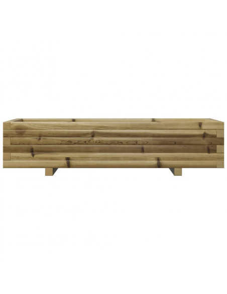 Fioriera da Giardino 110x40x26,5 cm in Legno di Pino Impregnato