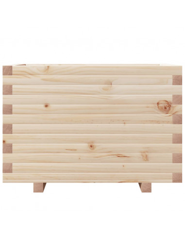Fioriera da Giardino 70x40x49,5 cm in Legno Massello di Pino