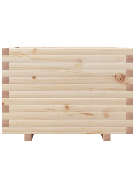 Fioriera da Giardino 70x40x49,5 cm in Legno Massello di Pino
