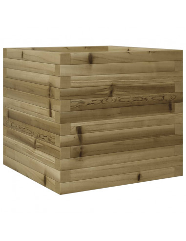 Fioriera da Giardino 50x50x46 cm in Legno di Pino Impregnato