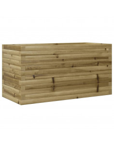 Fioriera da Giardino 90x40x46 cm in Legno di Pino Impregnato 2